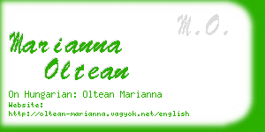 marianna oltean business card